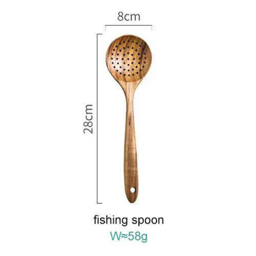 High-Quality Acacia Wood Kitchen Gadget Set