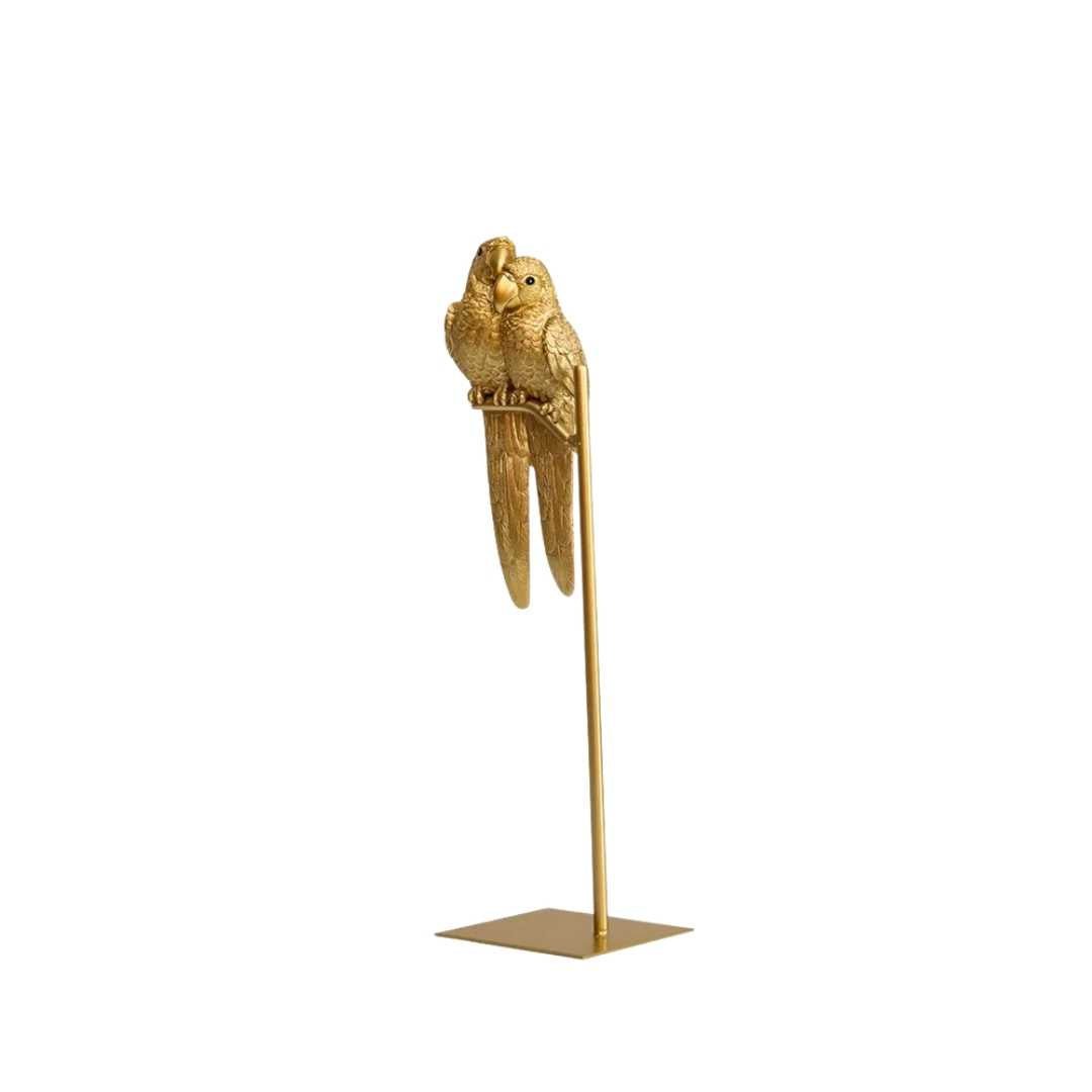Whispering Wings | Resin Parrot Duo