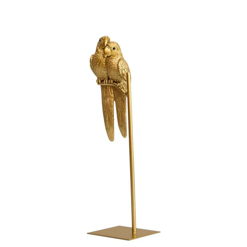 Whispering Wings | Resin Parrot Duo