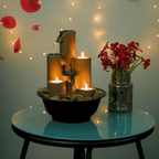 Decorative Resin Cascade & Candle Holder