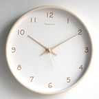 Minimalist Wooden Walnut Wall Clock
