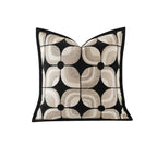 Designer Black Geometric Cushion Cover