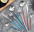 Stainless Steel Gold & Silver Elegant Dining
