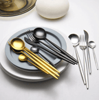 Stainless Steel Gold & Silver Elegant Dining