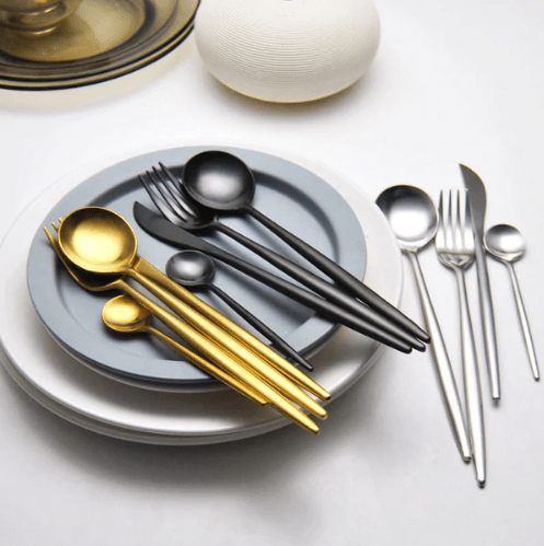 Stainless Steel Gold & Silver Elegant Dining