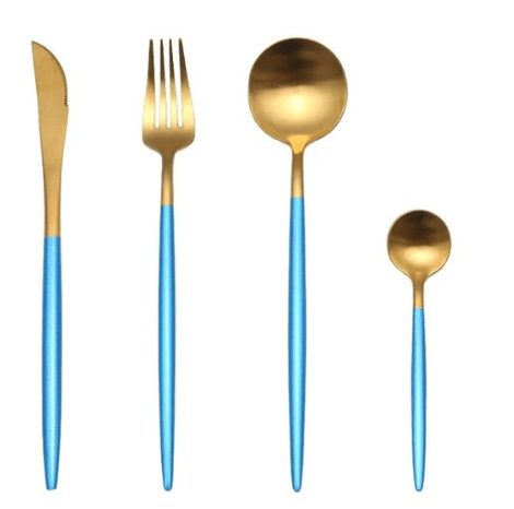Stainless Steel Gold & Silver Elegant Dining