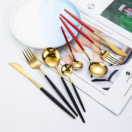 Stainless Steel Gold & Silver Elegant Dining
