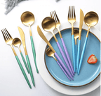 Stainless Steel Gold & Silver Elegant Dining