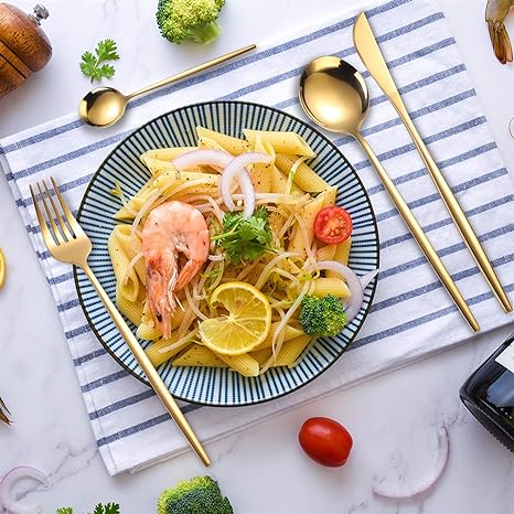 Stainless Steel Gold & Silver Elegant Dining