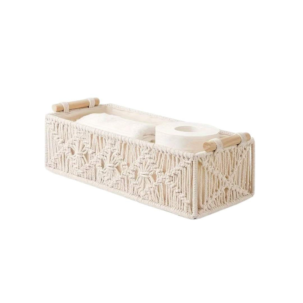 Handwoven Cotton Storage Basket