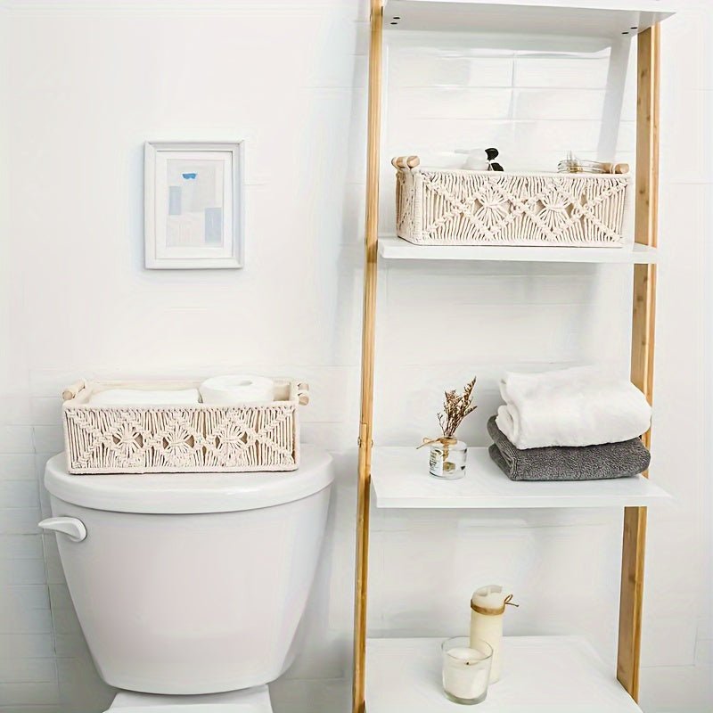 Handwoven Cotton Storage Basket