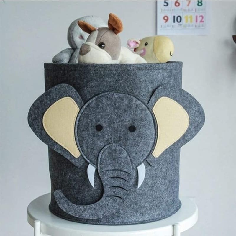 Fabric Animal Storage Baskets | Kids’ Room Organizer