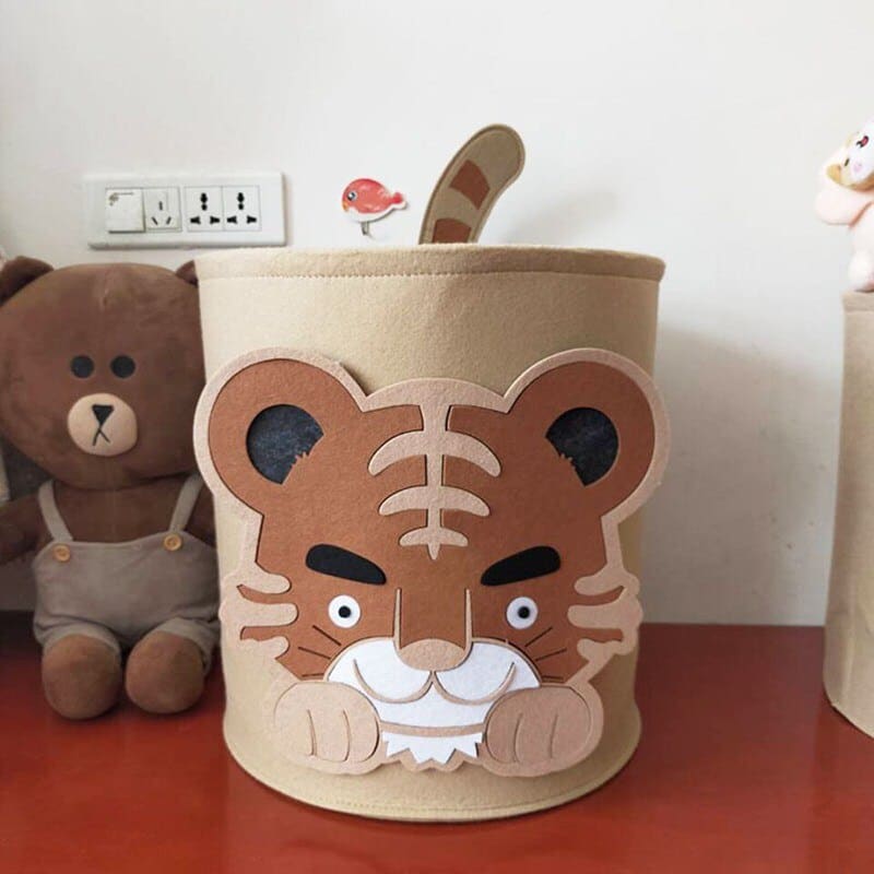 Fabric Animal Storage Baskets | Kids’ Room Organizer