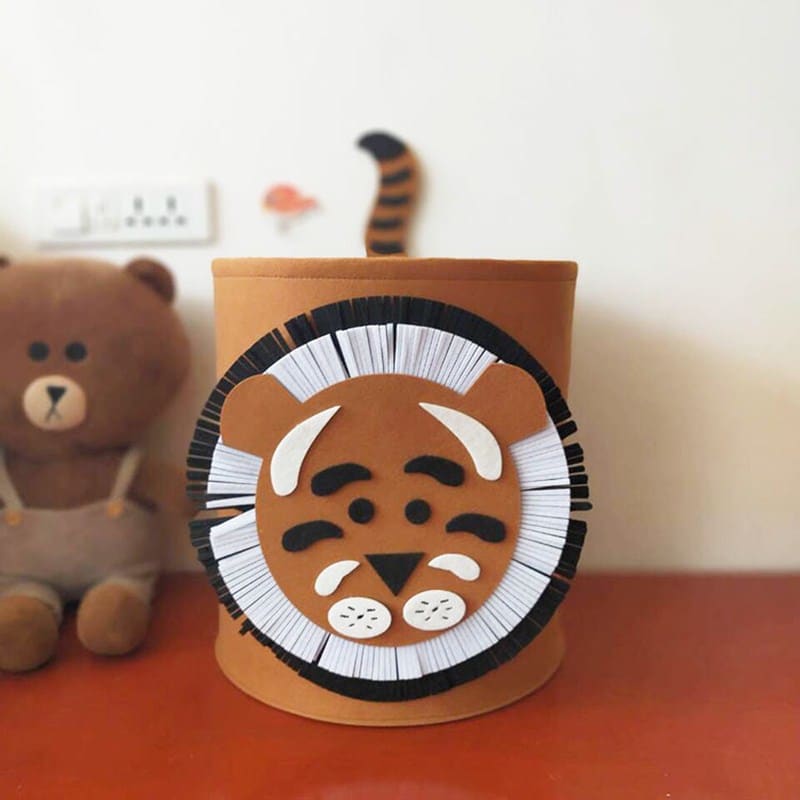 Fabric Animal Storage Baskets | Kids’ Room Organizer