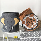 Fabric Animal Storage Baskets | Kids’ Room Organizer