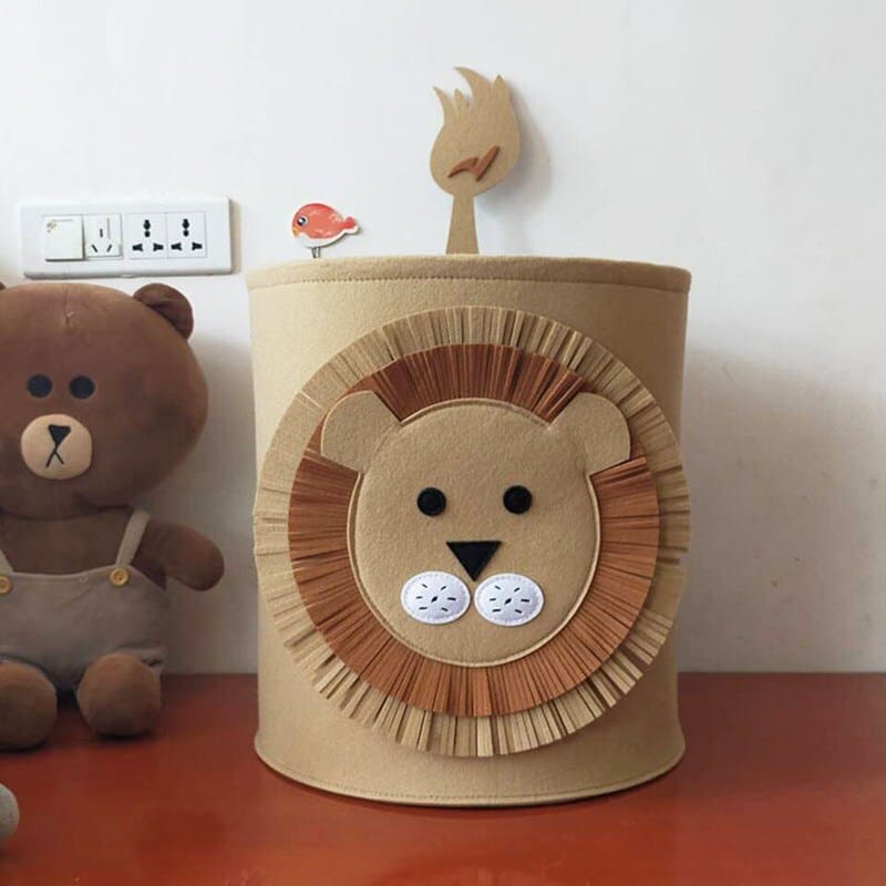 Fabric Animal Storage Baskets | Kids’ Room Organizer