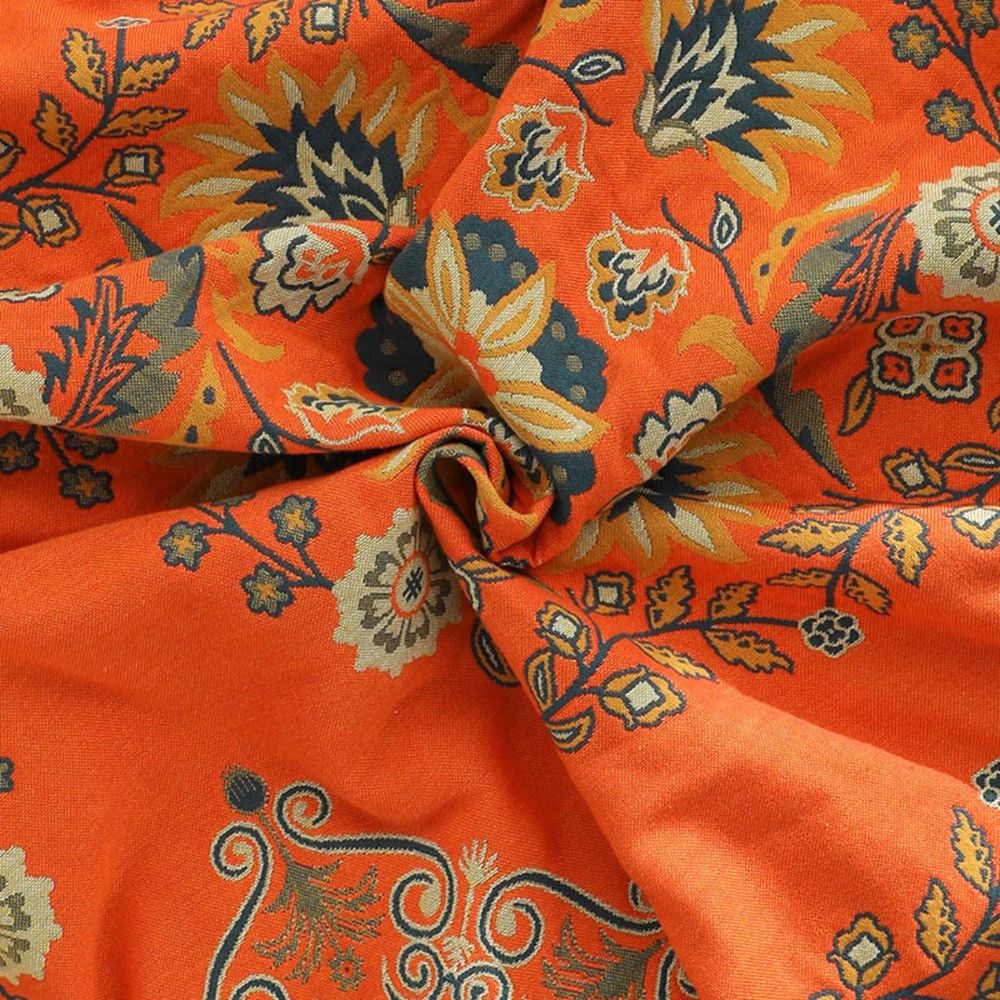 Cotton Floral Reversible Blanket for Sofa & Bed