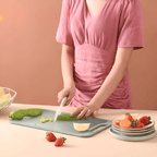 Antibacterial Stainless Steel Cutting & Grating Board