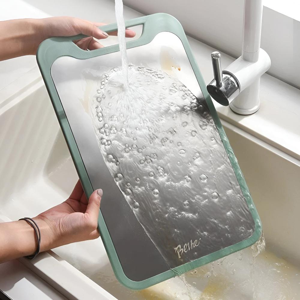 Antibacterial Stainless Steel Cutting & Grating Board