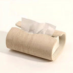 Designer Handcrafted Stone Tissue Holder