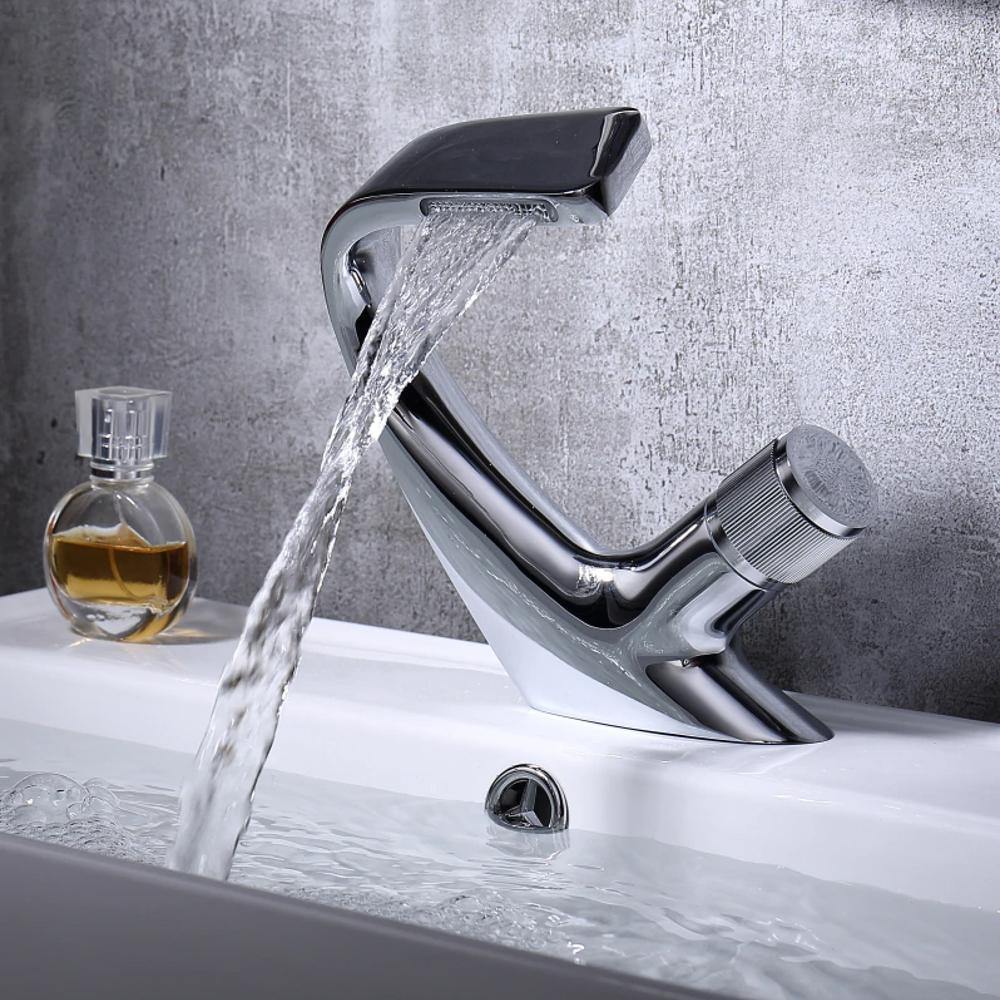 Elegant Bathroom Sink Tap | Waterfall Design