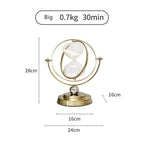 Decorative Hourglass with Metal Frame