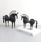 Decorative Equinox Metal Horse Statues