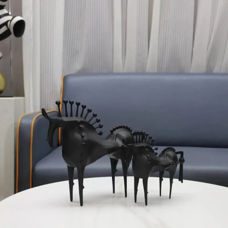 Decorative Equinox Metal Horse Statues