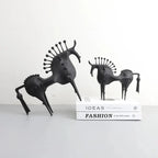 Decorative Equinox Metal Horse Statues
