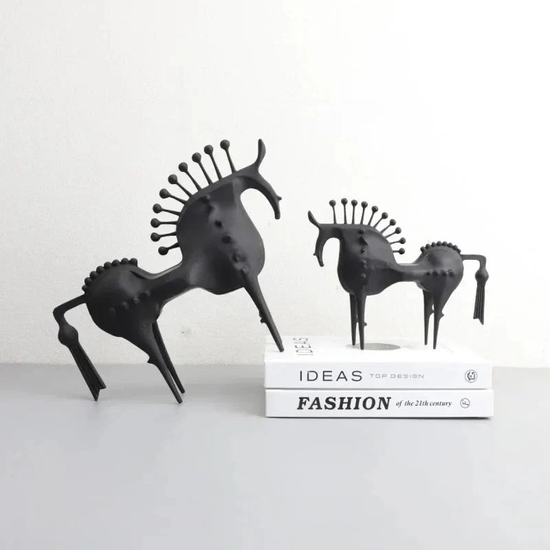 Decorative Equinox Metal Horse Statues