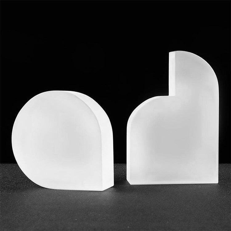 Designer Artificial Crystal Bookends
