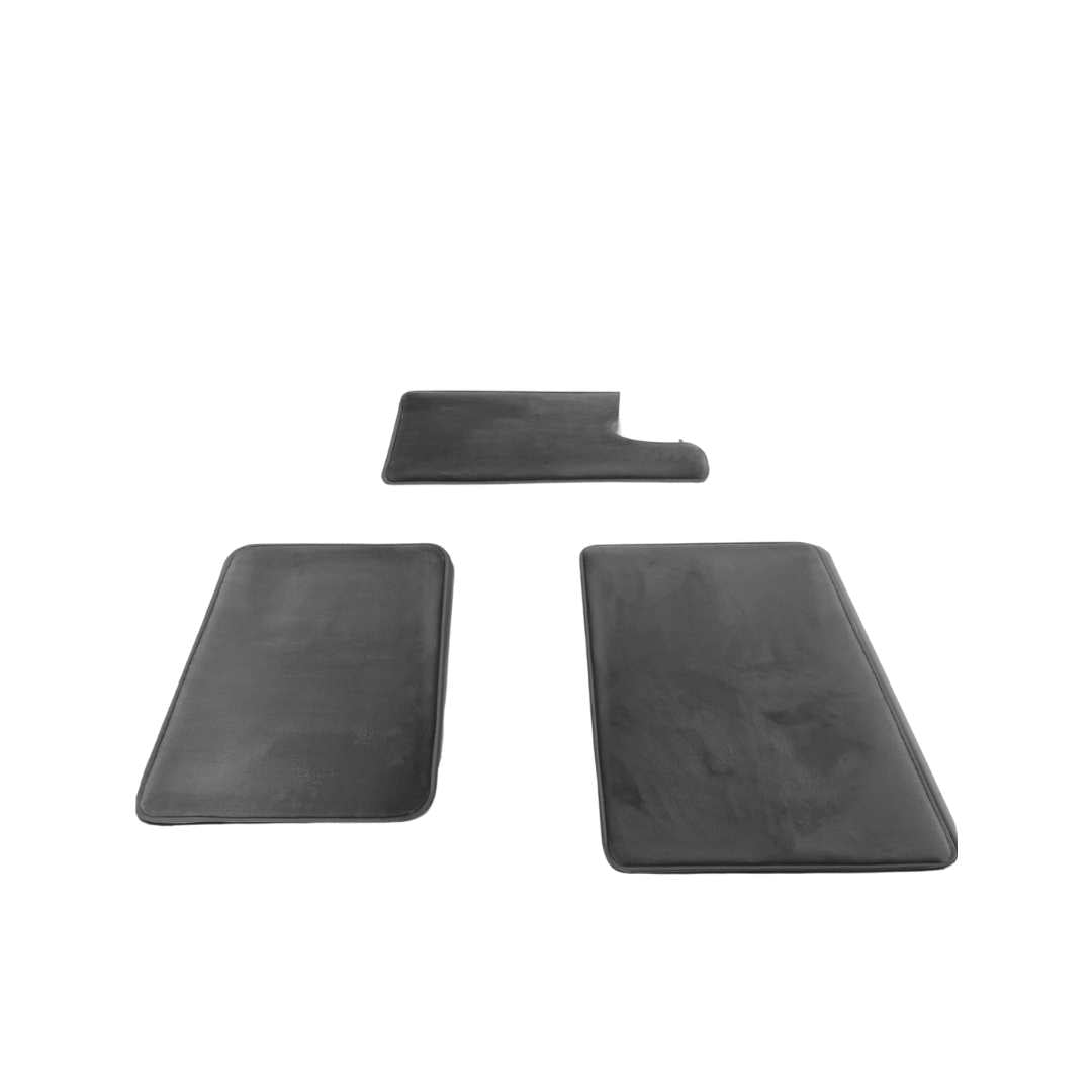 Velvet & Memory Foam Bathroom 3-Pieces Set