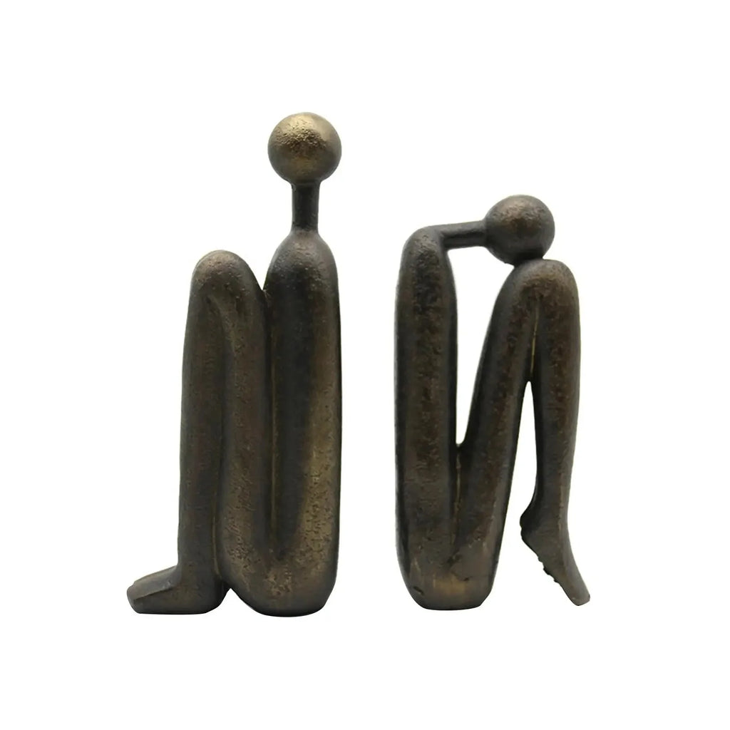 Scandinavian-Style Resin Bookends