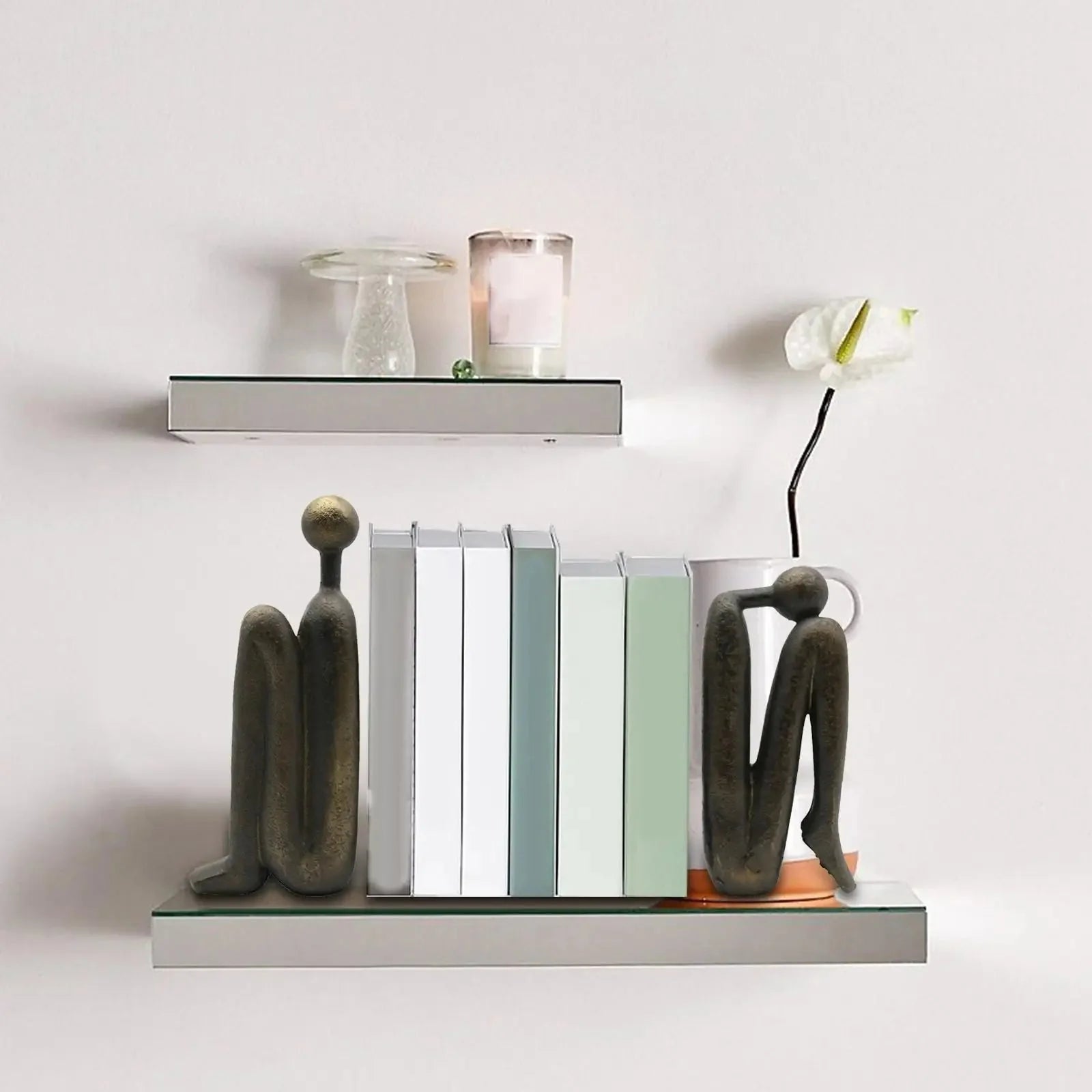 Scandinavian-Style Resin Bookends