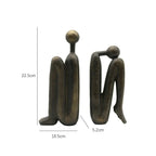 Scandinavian-Style Resin Bookends