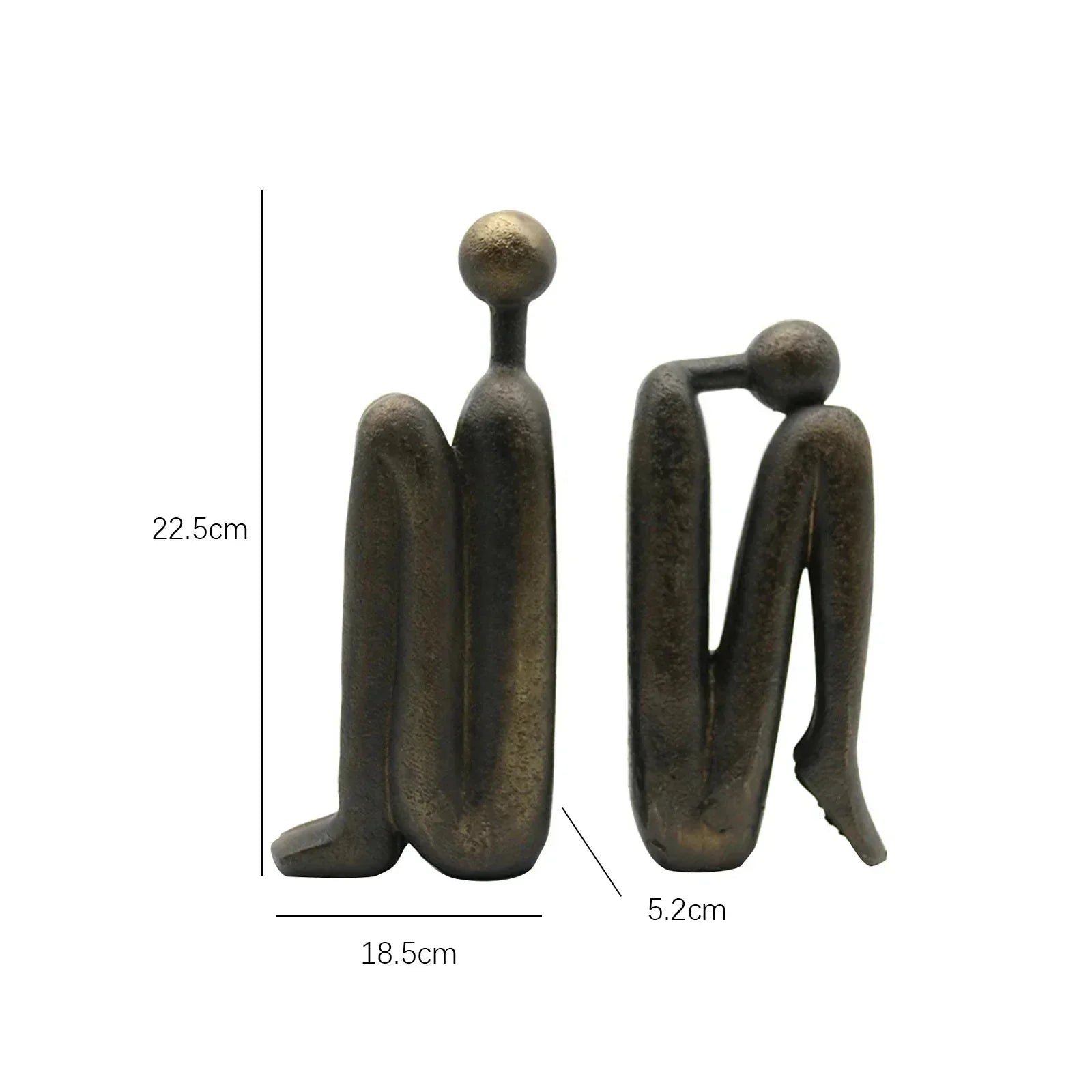 Scandinavian-Style Resin Bookends