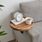 Norwegian Walnut Wood Side Table