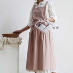 Kitchen Apron with Pockets | 100% Cotton