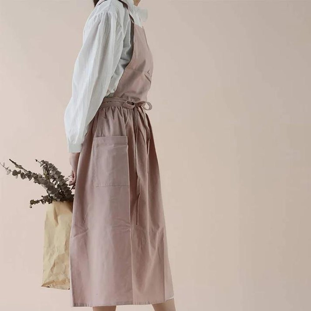 Kitchen Apron with Pockets | 100% Cotton