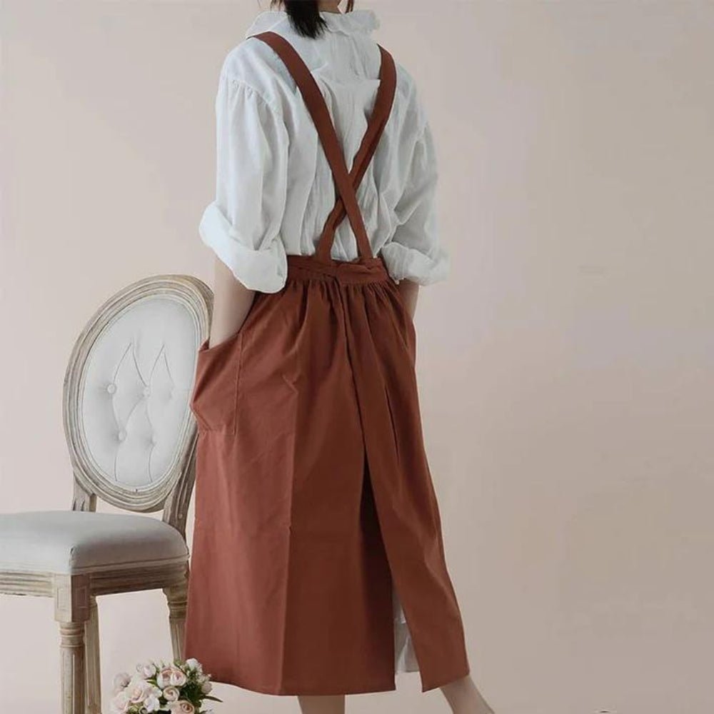 Kitchen Apron with Pockets | 100% Cotton