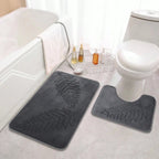 Comfort Non-Slip Collection Bath Mat Duo