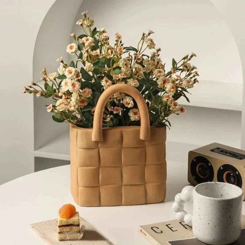 Mila’s Ceramic Handbag Vase