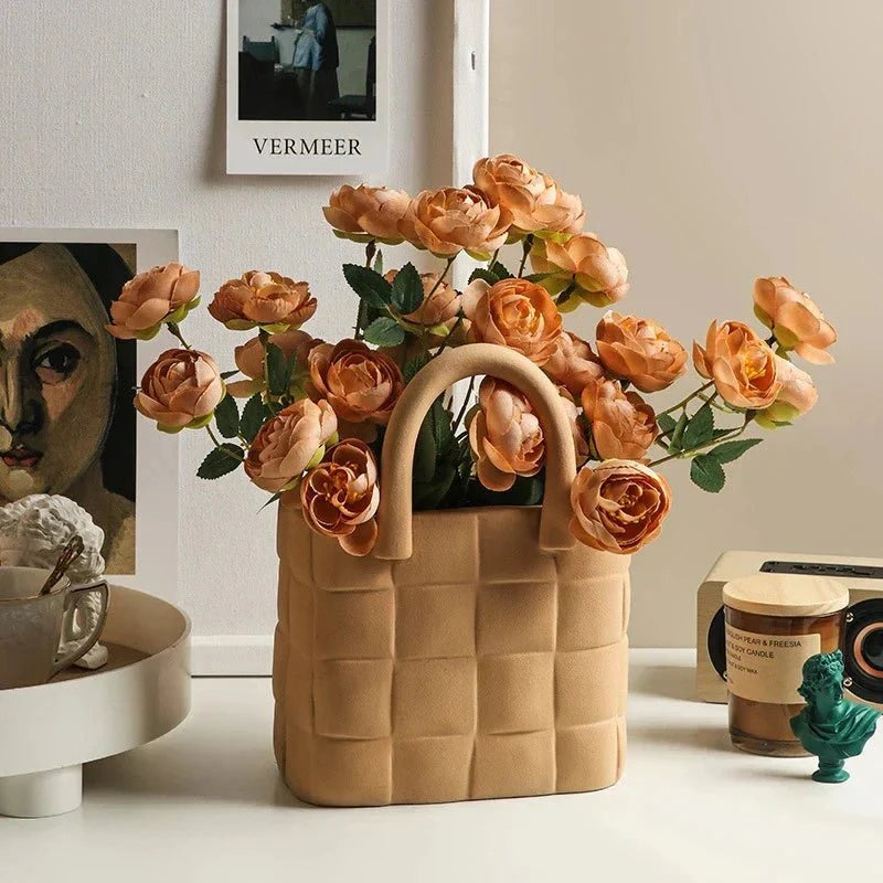 Mila’s Ceramic Handbag Vase