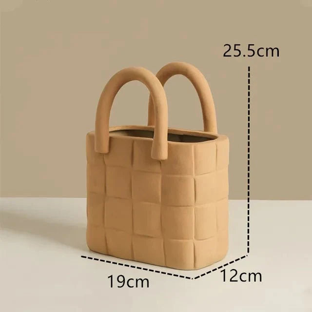 Mila’s Ceramic Handbag Vase