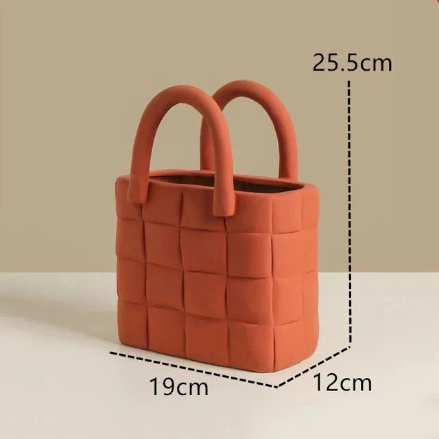 Mila’s Ceramic Handbag Vase