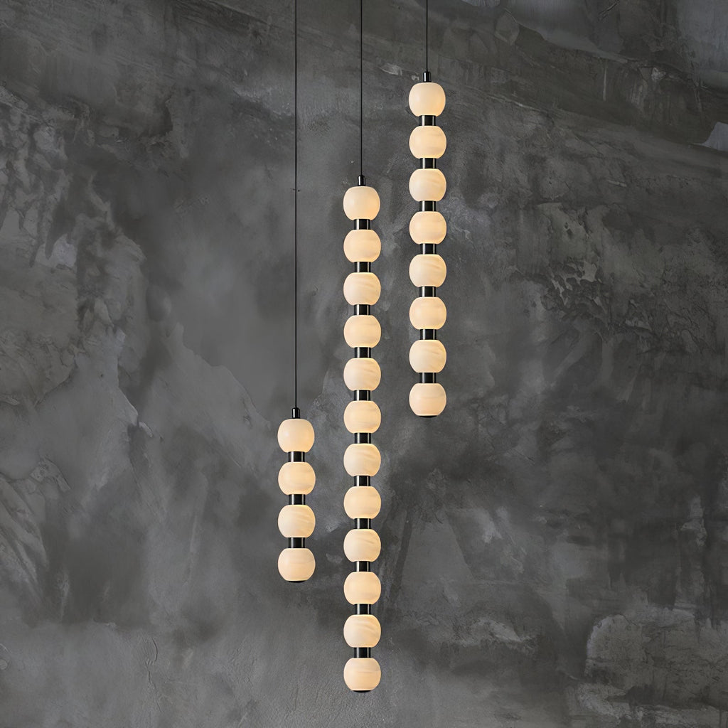 Alabaster Cascade Pendant Light