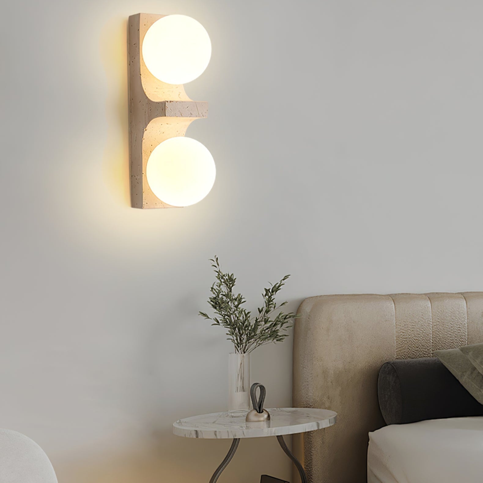 Solara Sunset Stone Wall Sconce