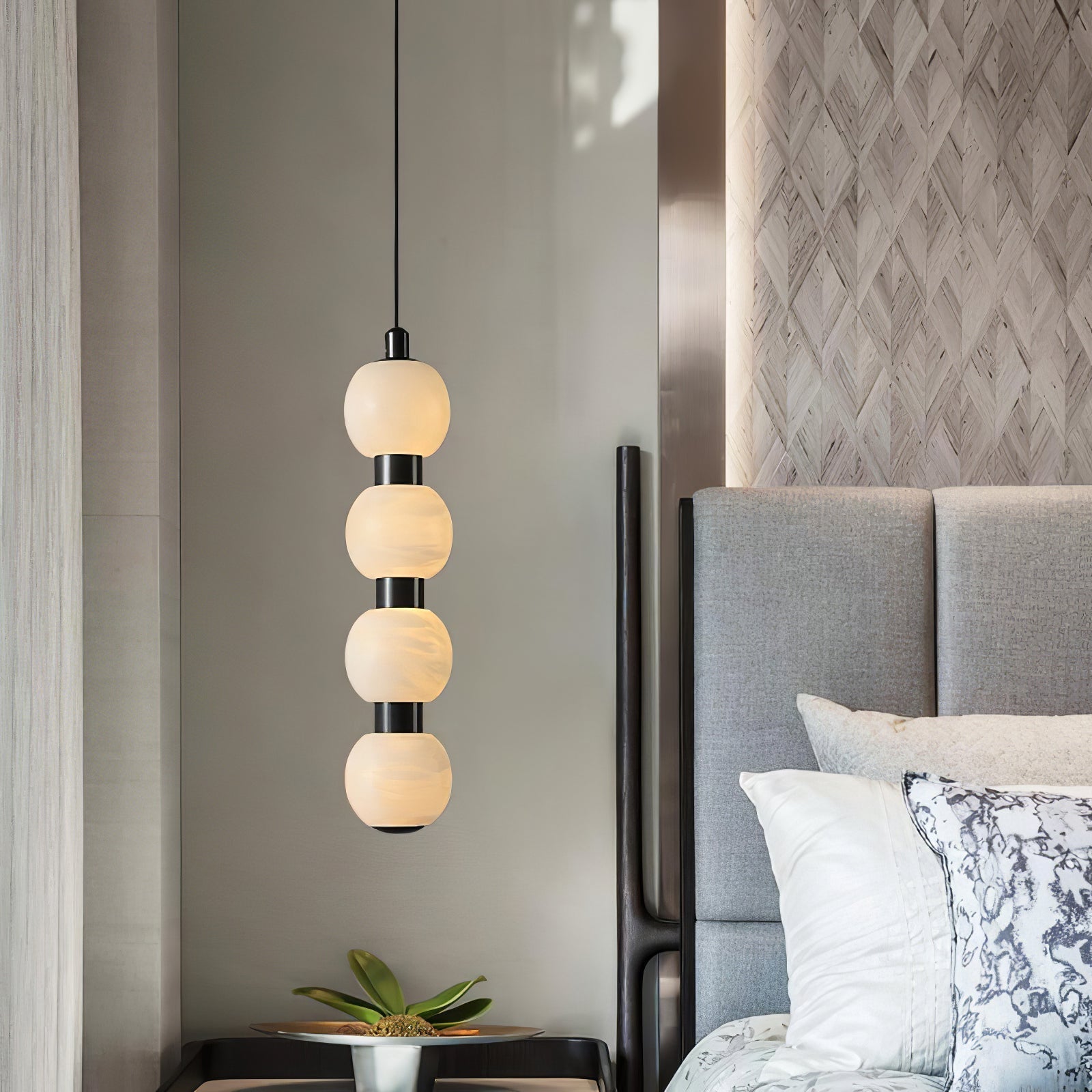 Alabaster Cascade Pendant Light