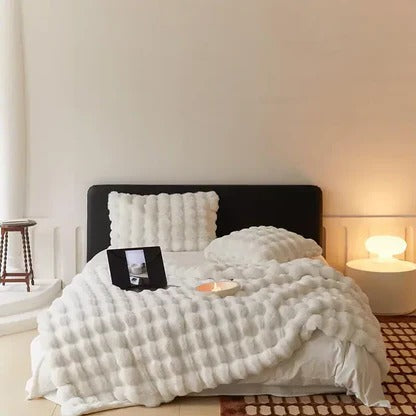 Cozy Fleece Blanket for Bed | Extra Soft & Oversized