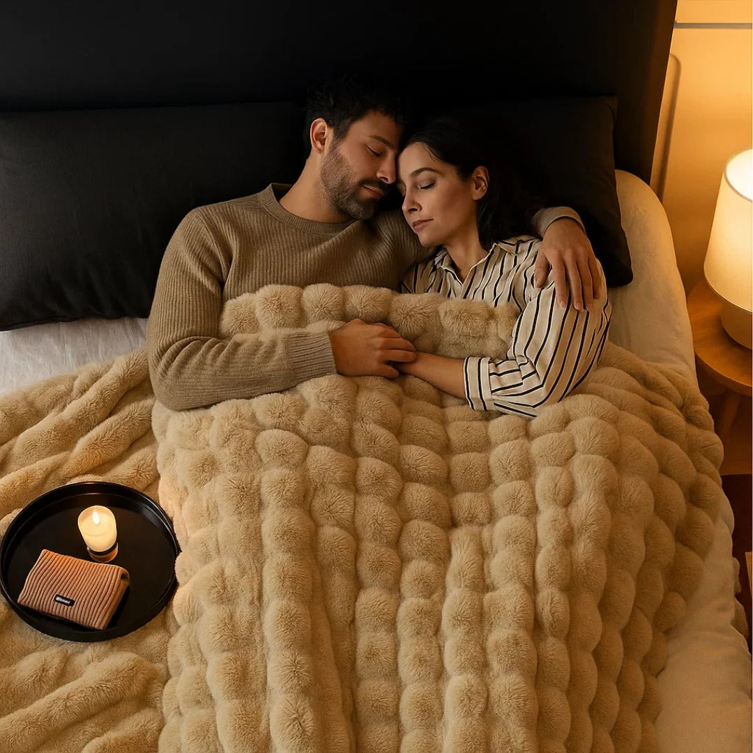 Cozy Fleece Blanket for Bed | Extra Soft & Oversized